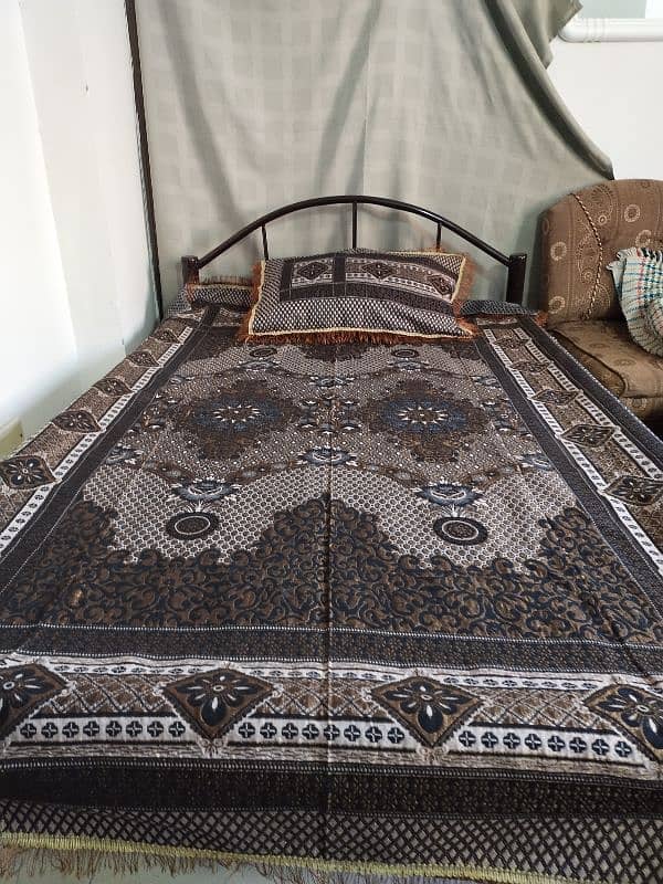 Urgent Sale , Metal single bed/Charpai 0