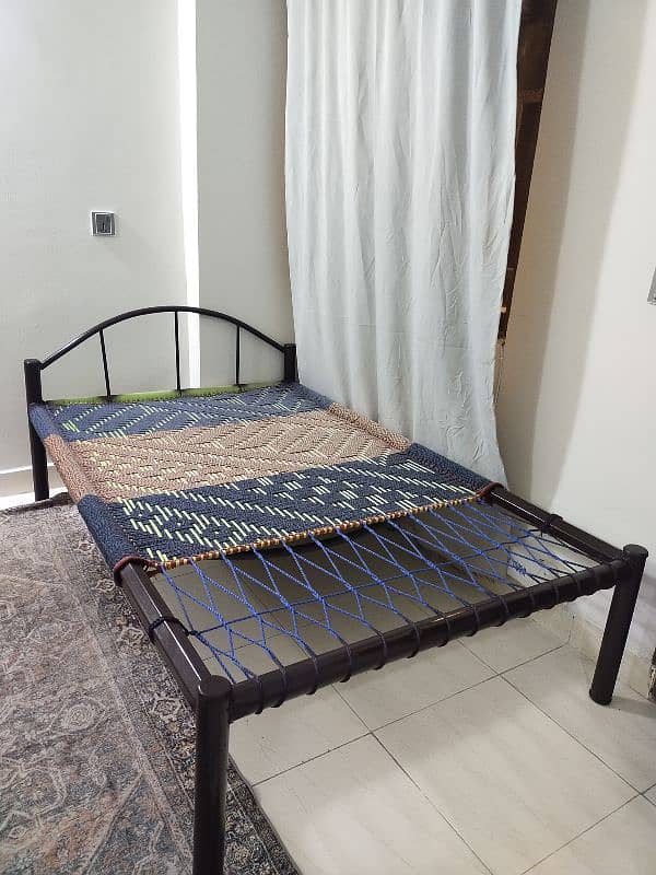 Urgent Sale , Metal single bed/Charpai 1