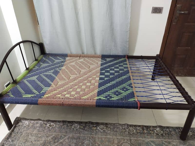 Urgent Sale , Metal single bed/Charpai 2