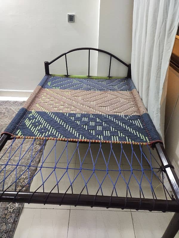 Urgent Sale , Metal single bed/Charpai 3