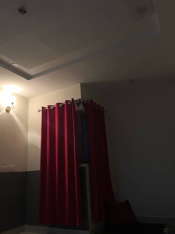 red curtains with pillow for sale 1