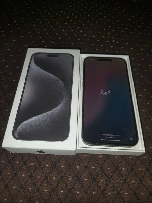 IPHONE 15 PRO MAX (Non PTA) 256gb, Black Titanium 3