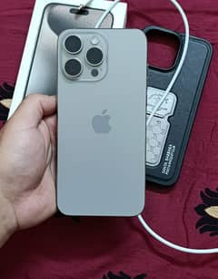 iphone 15 pro max 256gb HK (Pta Approved) Natural Titanium