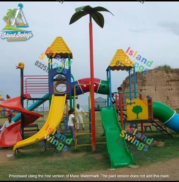 kids play land/ kids slide/ kids swings/ kids play ground/ playland/ 2