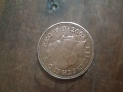 2 Pence coin 2003