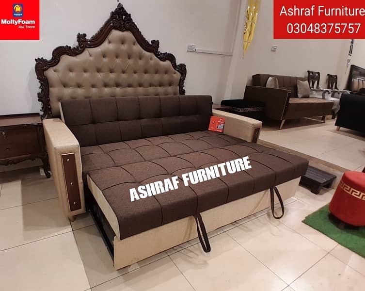 Double bed/Sofa cum bed/Double cumbed/Sofa/L Shape/Combed/Centre table 15