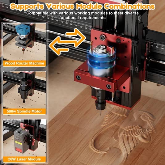 Twotrees TTC450 PRO CNC Router Machine 5