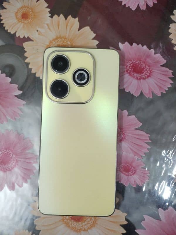 Infinix hot 40 i with box + 2 back cover 1