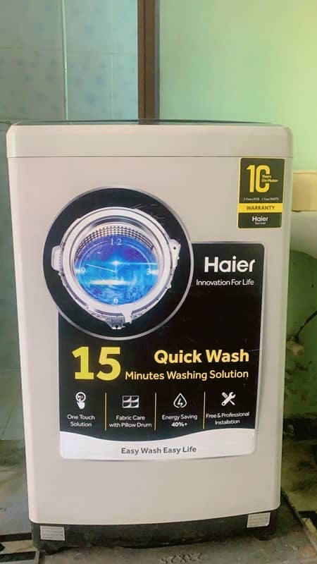 haier automatic washing machine 0