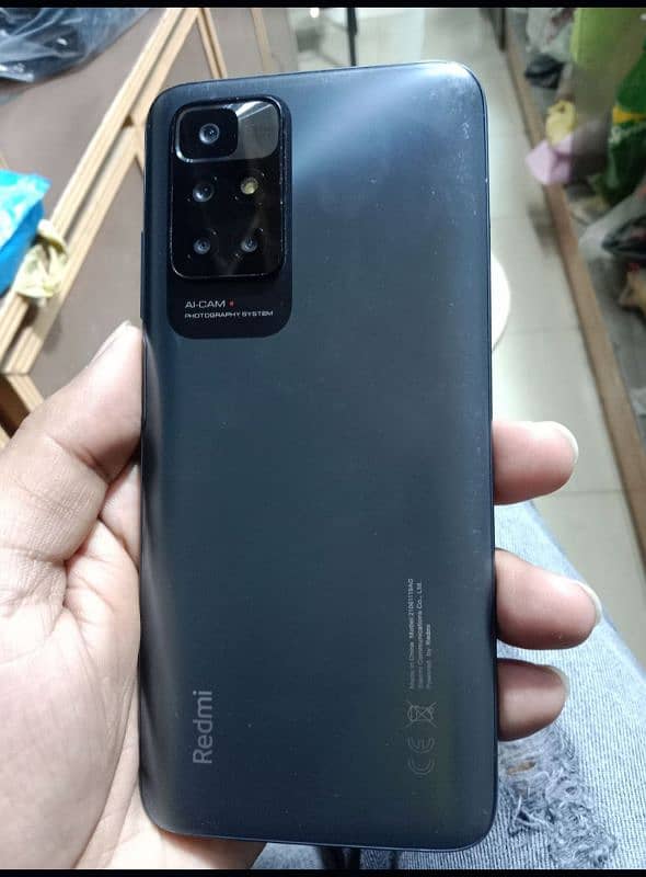 Redmi 10 box charger sth ha 8 128 condition 10.9 all ok hai 1