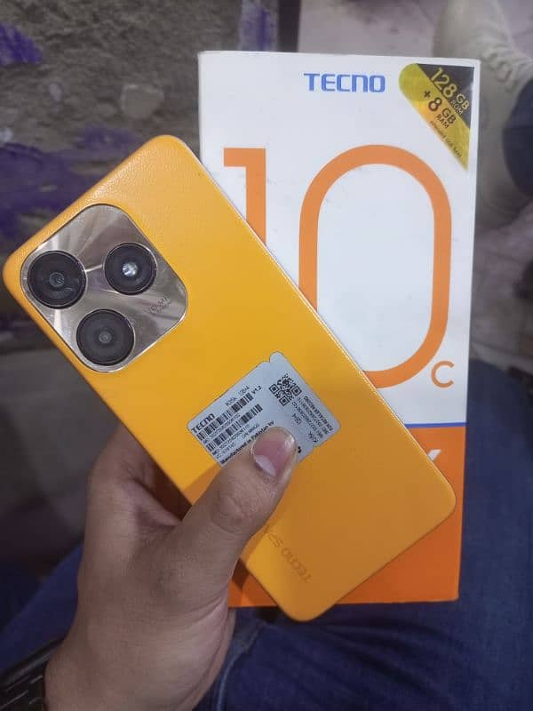 Tecno Spark 10c New condition 8GB 128GB  Complete saman Seald 100% 1