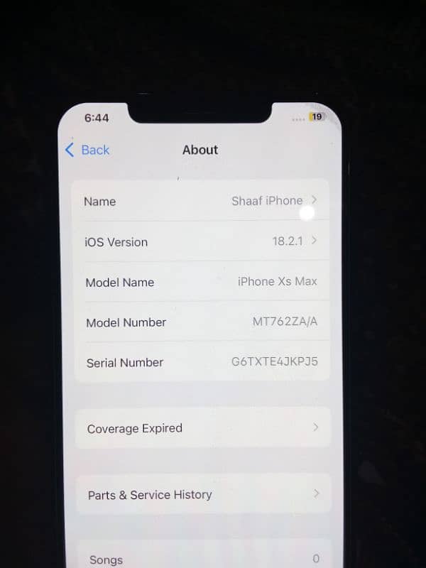 Iphone XS Max non pta 256 gb 10