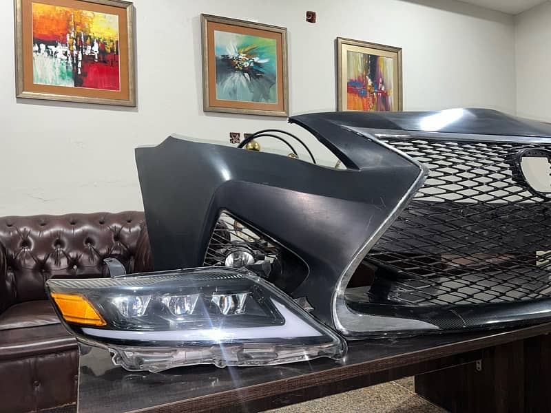 Toyota Camry 2007 Front Bumper with LED Headlight & Fog Lamps Dubai Im 4