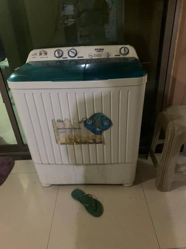 haier semi automatic washer and dryer 4