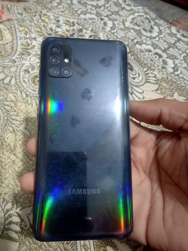 Samsung A51 only set 6/128 panel change face finger working. 1