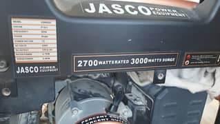 Jasco Generator 3.5KVA