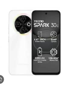 Tecno spark 30c 6+4gb 128gb 2 days used only