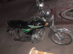 black honda CD70 genuine condition