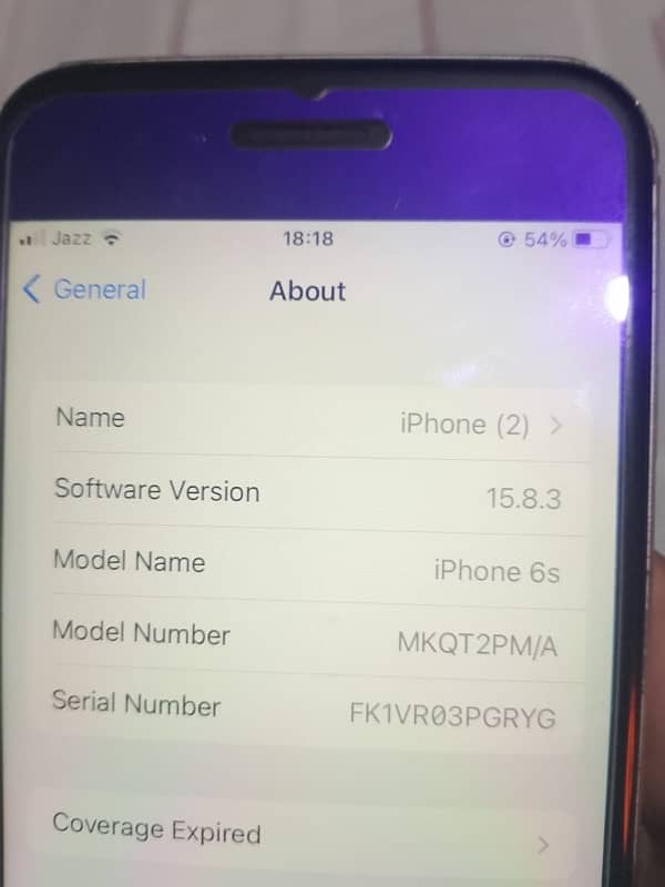 iPhone 6s pta approved  128gb 7