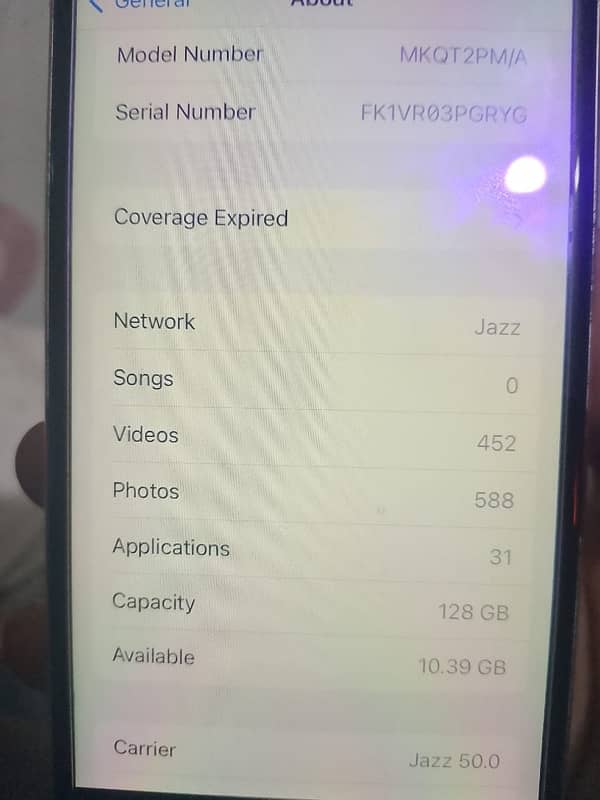 iPhone 6s pta approved  128gb 8