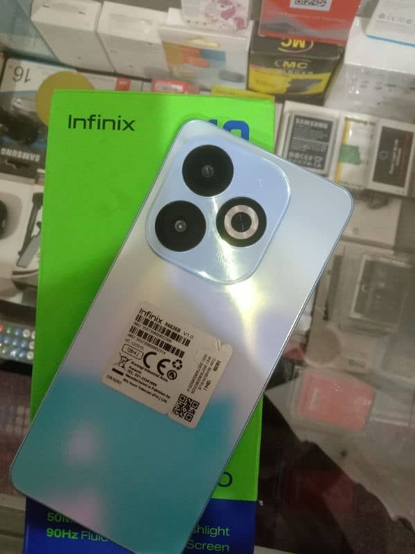 Infinix Smart 8 pro 4+4gb ram 128gb memory complete box 1