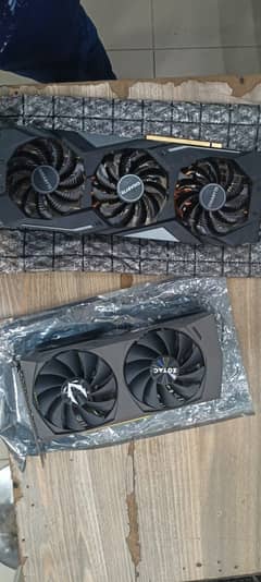 RTX 3060Ti Zotac Twin edge and RTX 2060 Super Gigabyte Gaming OC RGB