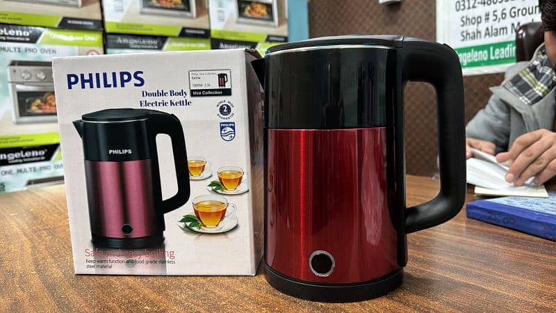 imported Double Body Electric kettle with 2.3 liter capacity 0