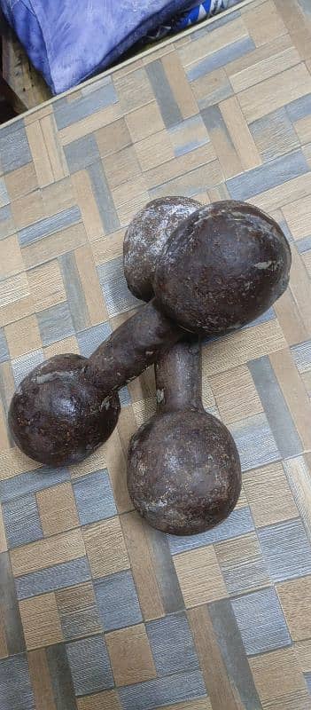 8+8 Pure Metal Dumbbells Weight 1