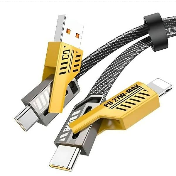 4 in 1 Charging Cable Fast Charging 65W 1