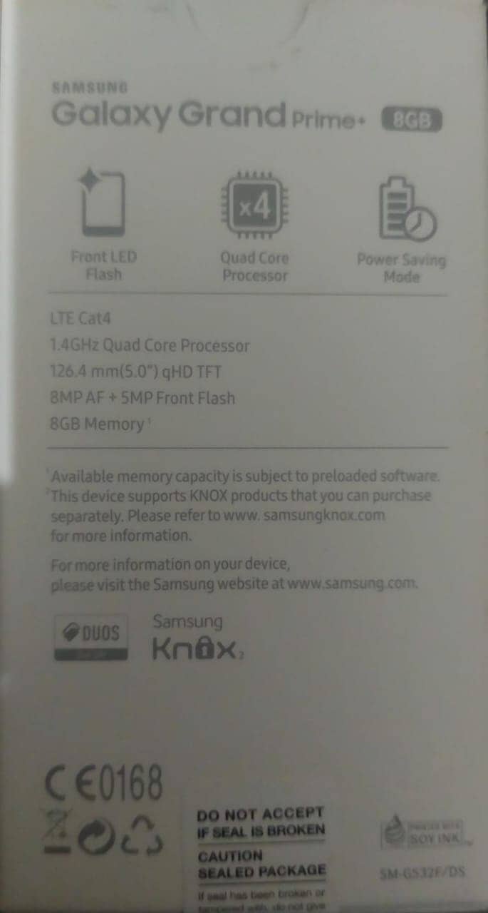 Samsung Mobile Galaxy Grand Prime+ 8GB 0