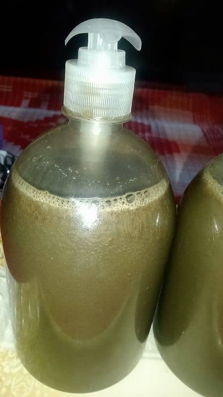 Fresh herbs homemade shampoo 2