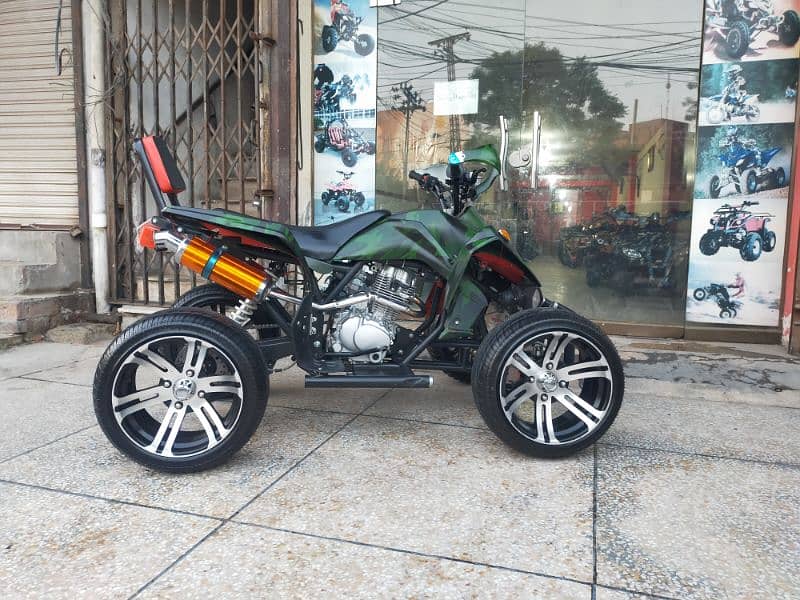 250cc Low Profile Sports Allowy Rims Atv Quad Bike Delivery In All Pak 1