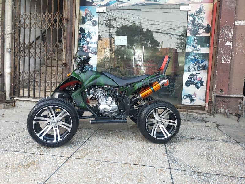 250cc Low Profile Sports Allowy Rims Atv Quad Bike Delivery In All Pak 4