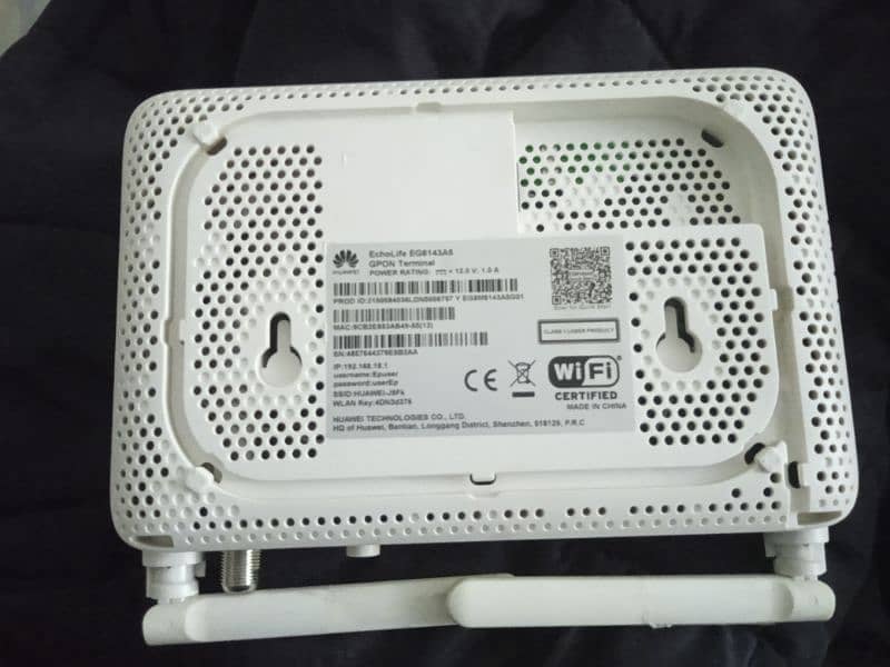 HuaweiGpon Wi-Fi router 10 by 10 condition 0