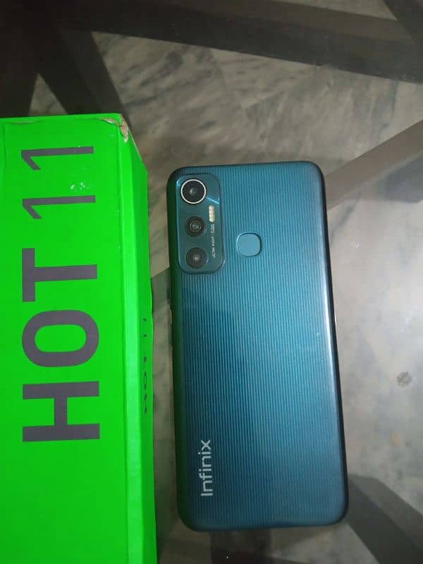 infinix hot 11 urgent sale exchange possible 4/128 2