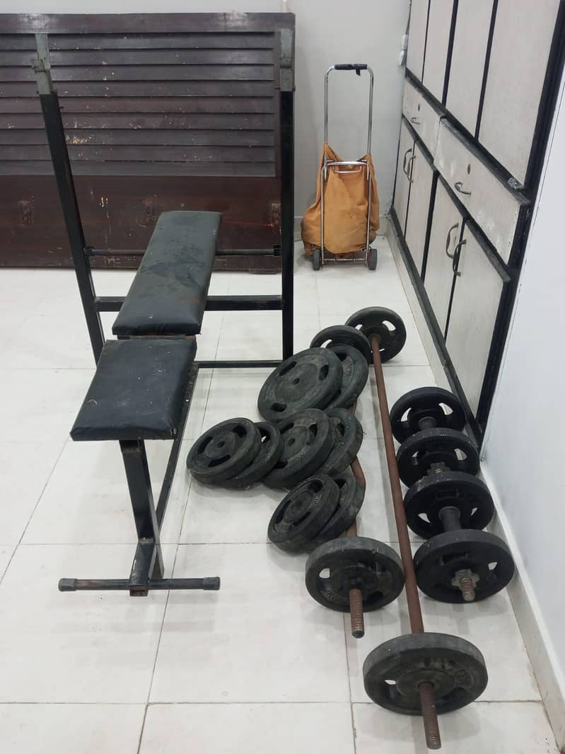 ADJUSTABLE WEIGHTS - BENCH PRESS , DUMBBELL RODS , COATED DUMBELLS 0