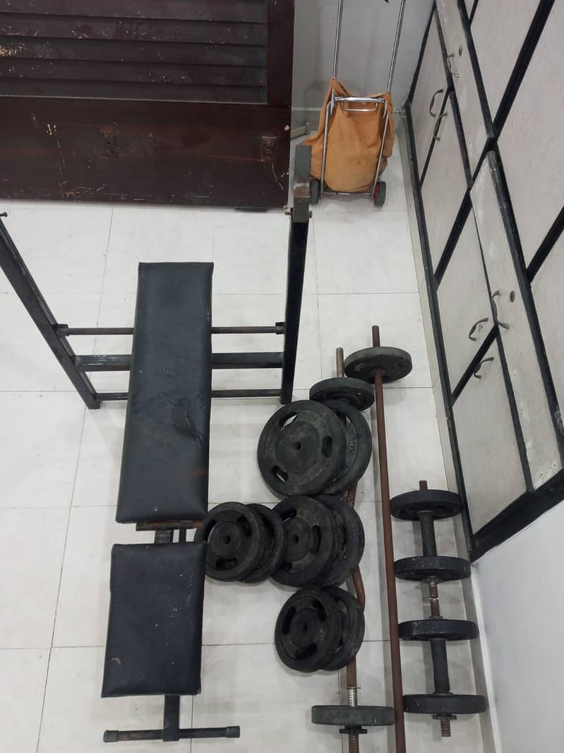 ADJUSTABLE WEIGHTS - BENCH PRESS , DUMBBELL RODS , COATED DUMBELLS 1