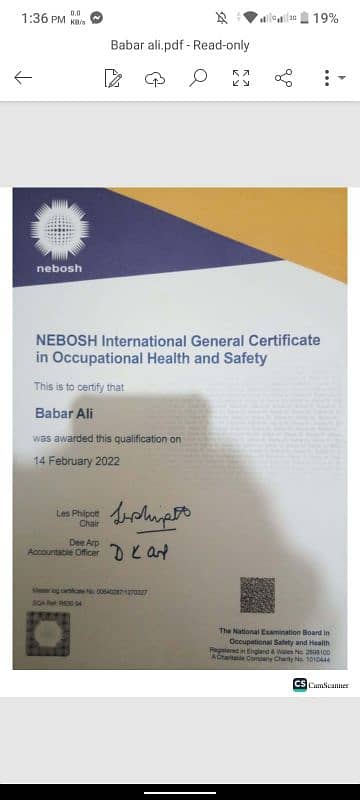 Nebosh iosh and OSHA certificate available 1