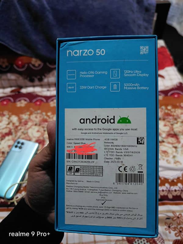 Realme narzo 50 PTA official approved 1