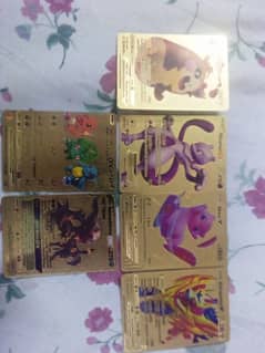 Gold Pokemon cards Charizard