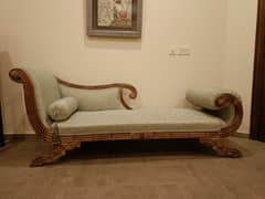 Mint Green Mughal Style Couch