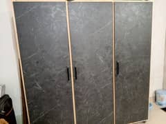 3 door wardrobe solid sheet (patex)