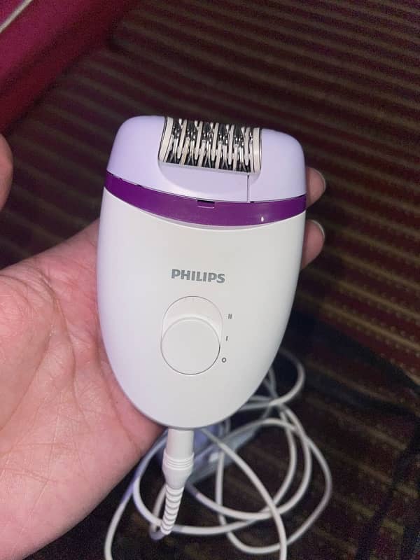 philip epilator with box 0