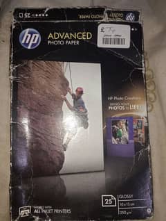 HP advanced photo paper