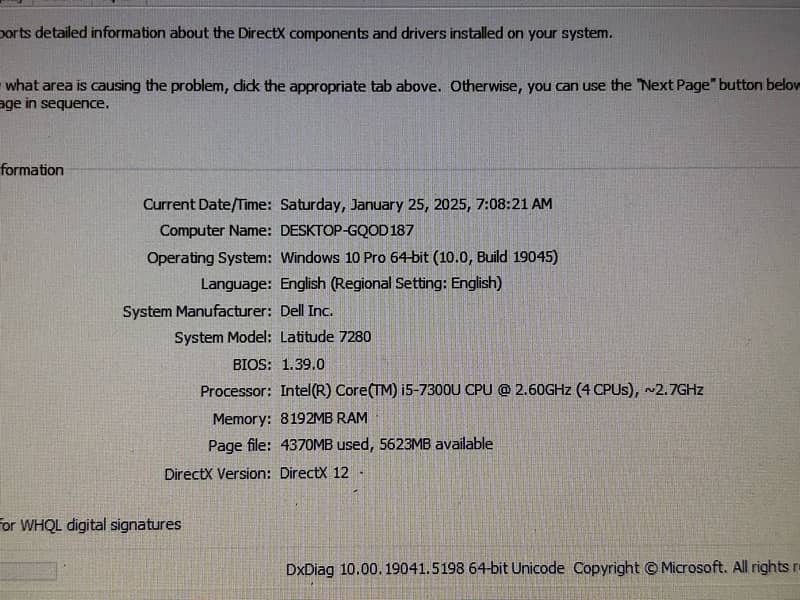 Dell 7280 i5 7th gen 8/128gb nvme ssd laptop for sale 3