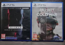 Call of Duty Black Ops Cold War Ps5,Hitman World of Assassination Ps5.