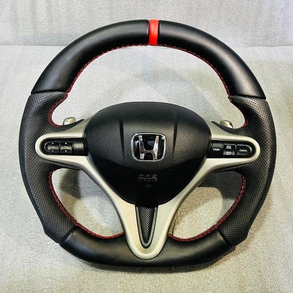 Honda Reborn Carbon fiber steering 6