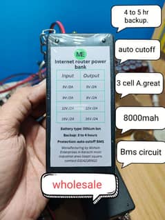 wifi router power bank wholesale.