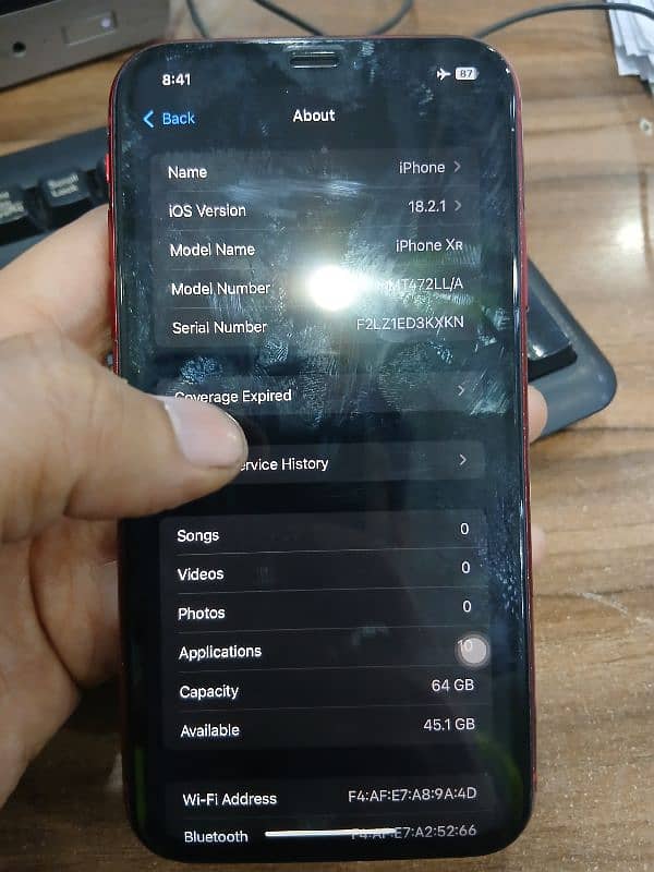 iphone xr 64 gb FU 6