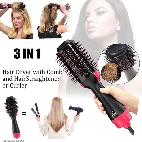 Lightweight And Ergonomic Hair Dryer Brush 3